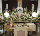 2段式花祭壇（家族葬向き）